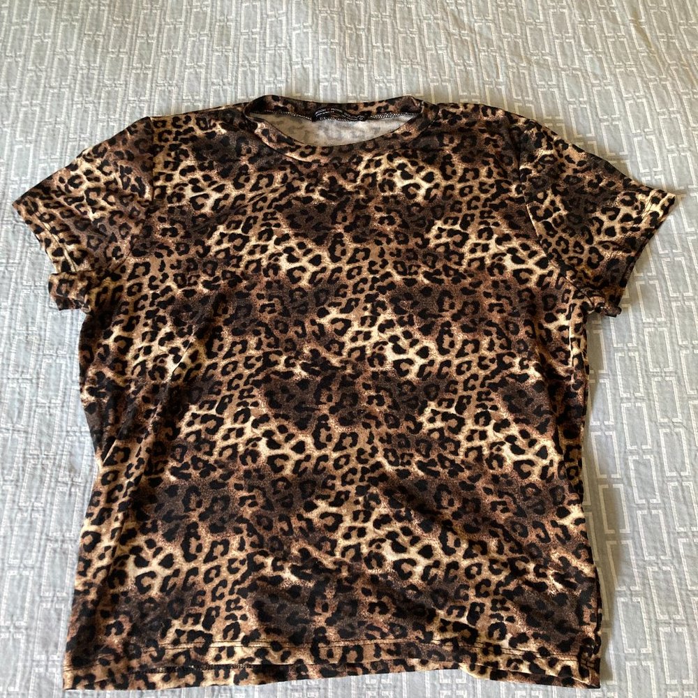 Cheetah baby tee Dolls Kill